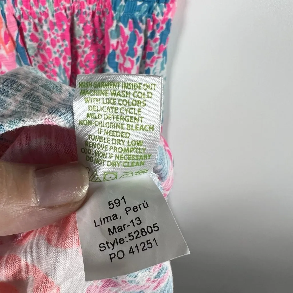 Lilly Pulitzer Tria Maxi Lets‎ Cha Cha Dress Holy Grail Sz XS Beachy Coatal pink - Image 9
