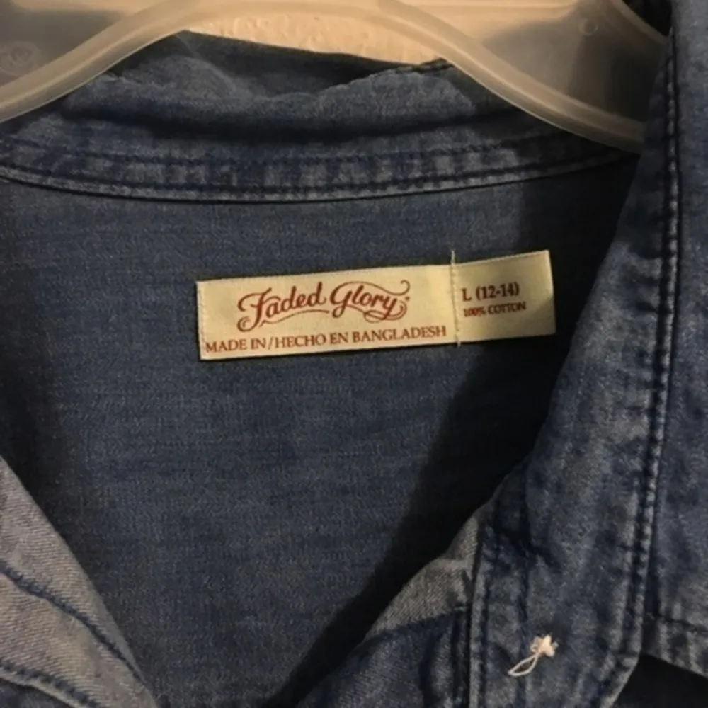 fade Glory jeans blouse L 12-14 - Image 15