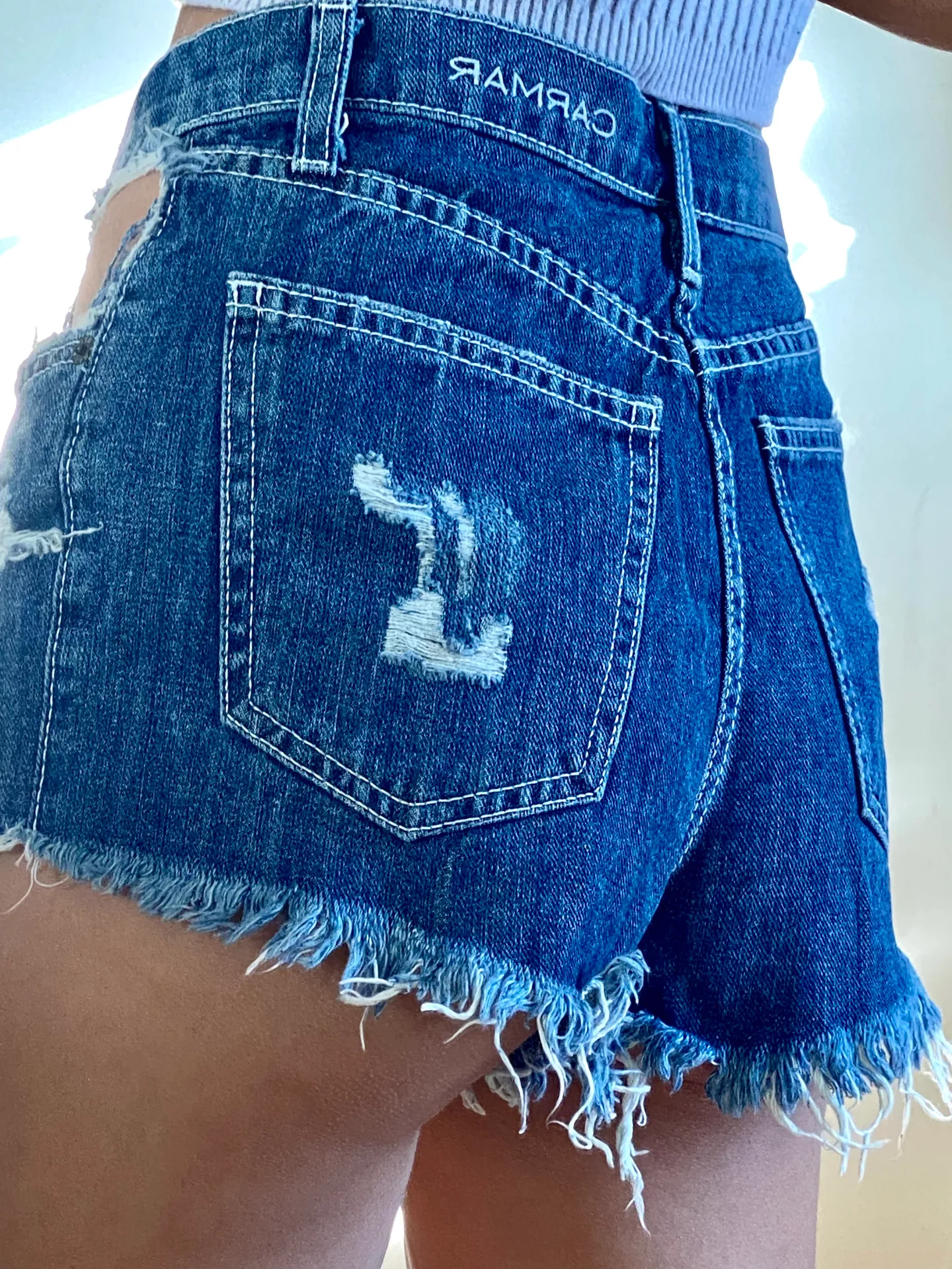 Cut Out Shorts - Image 6