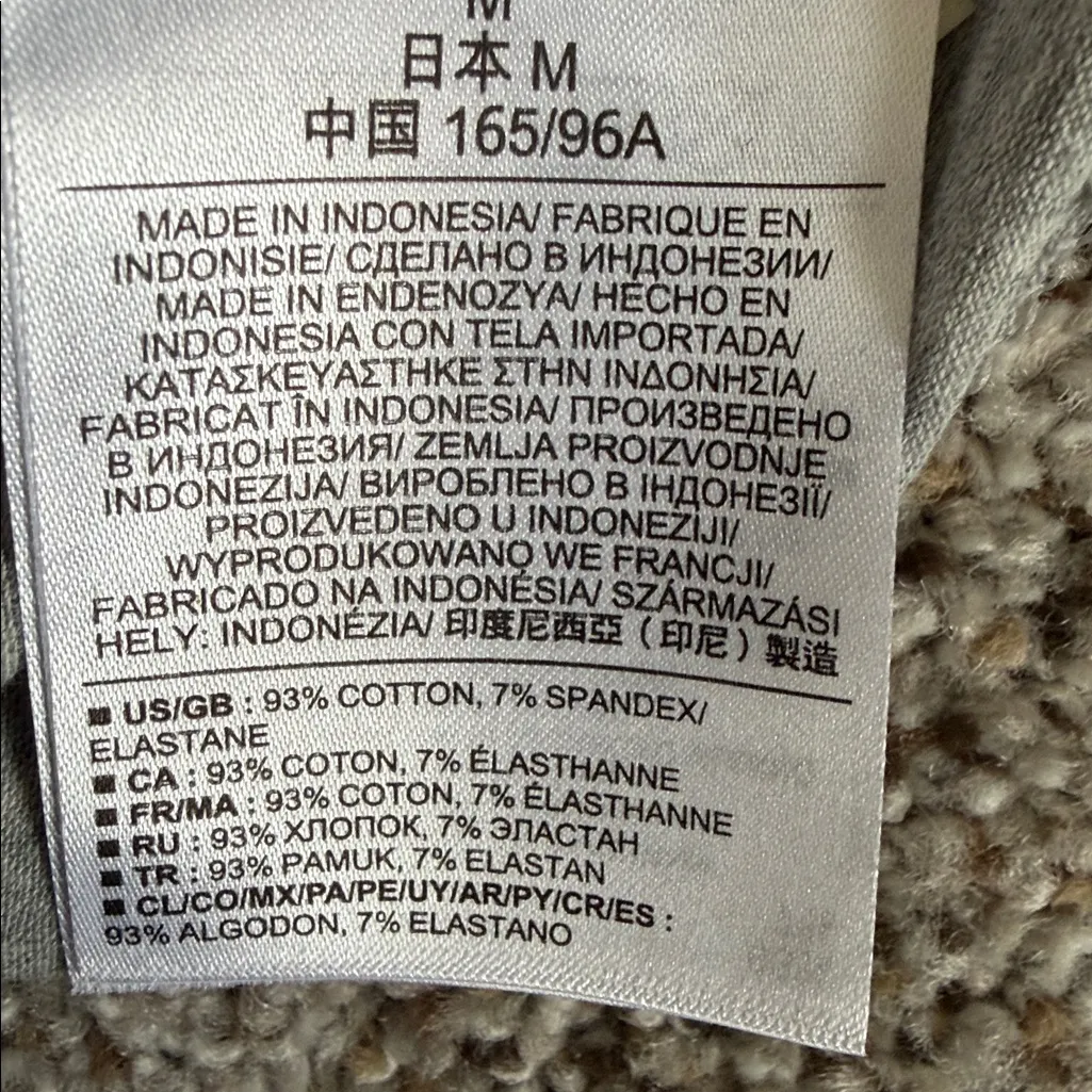 Gray Long Sleeve Women's Top Size M - Image 6