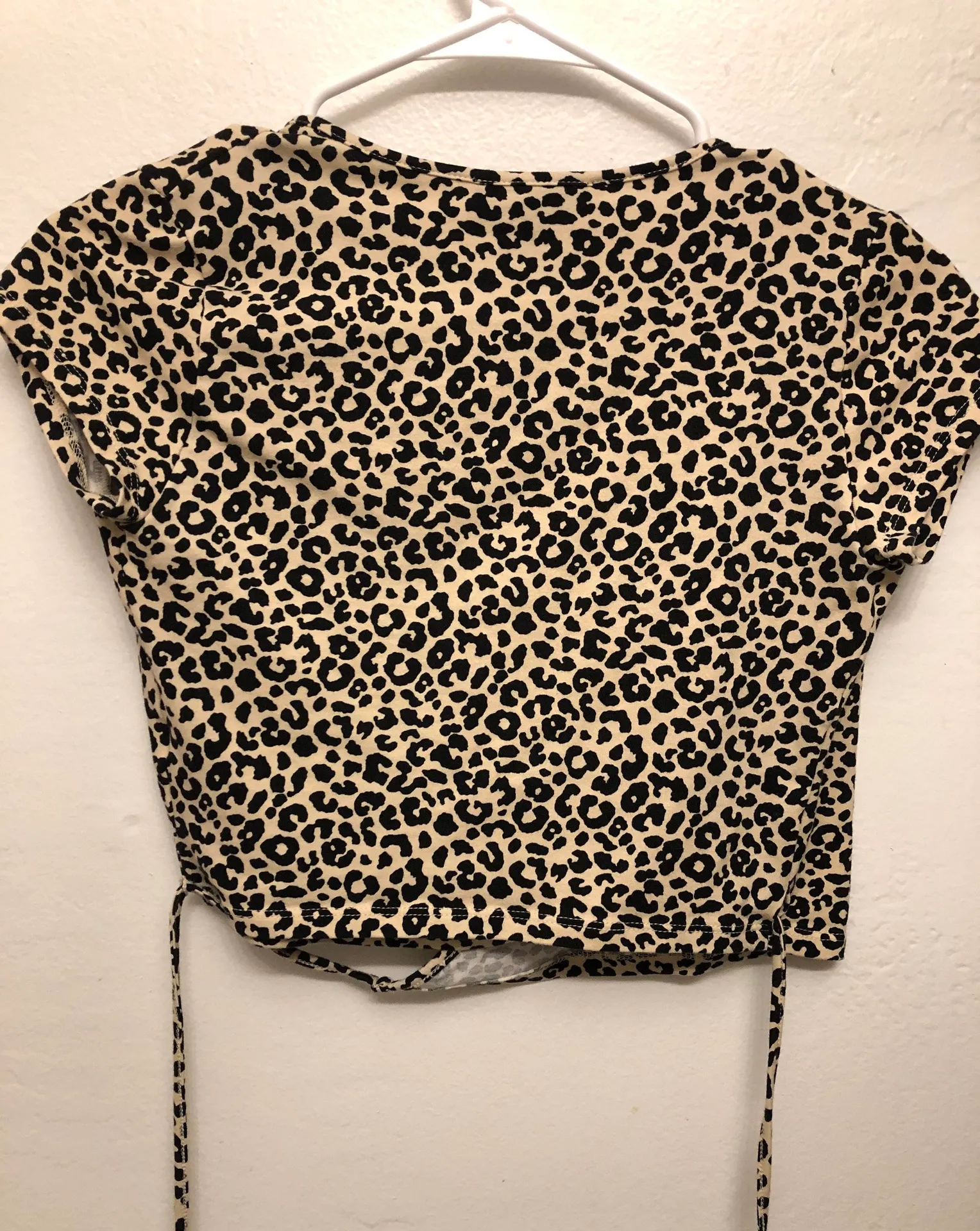 Forever 21 Cheetah Print Wrap Top - Image 2
