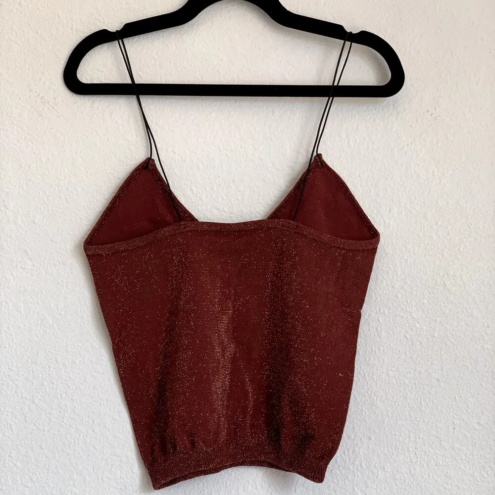 NEW Free People Skinny Strap Seamless Brami in Sparkle - Image 3