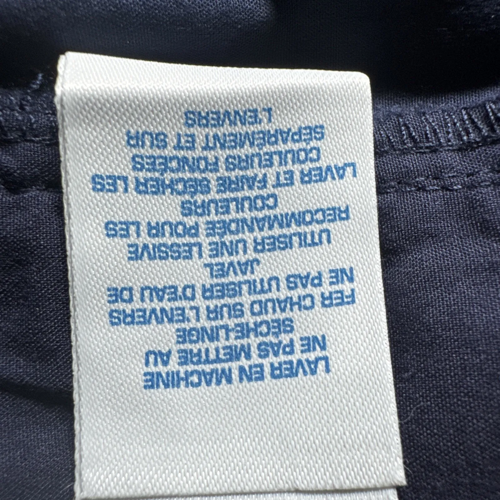 Boden Cropped Chino Size 18L 26" Navy Blue Crop Vintage Cotton Pants - Image 9