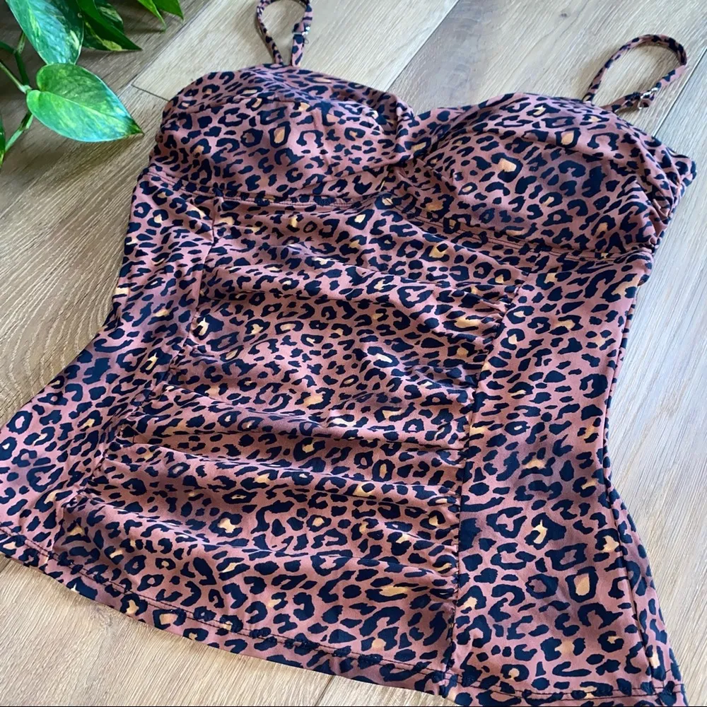 Spanx Swim tankini top leopard print - Image 7