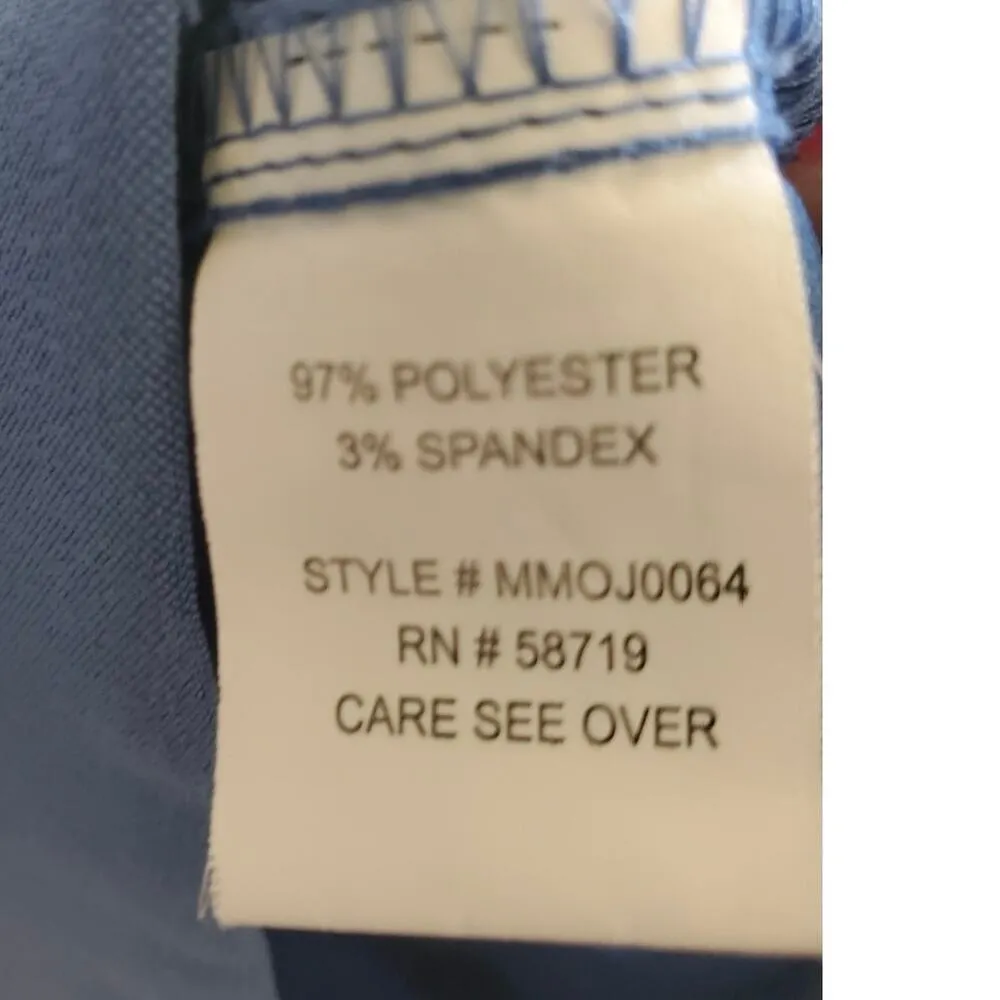 Elementz  XL Sky Blue Faux Suede Jacket Blazer Career School - Image 4