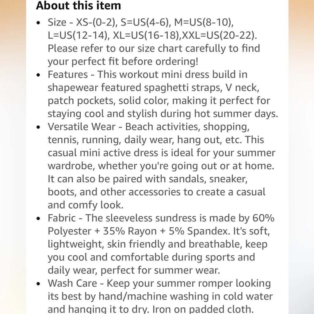 ANRABESS Athletic Dress Mini Romper Dress Size XL in Navy Blue - Image 5