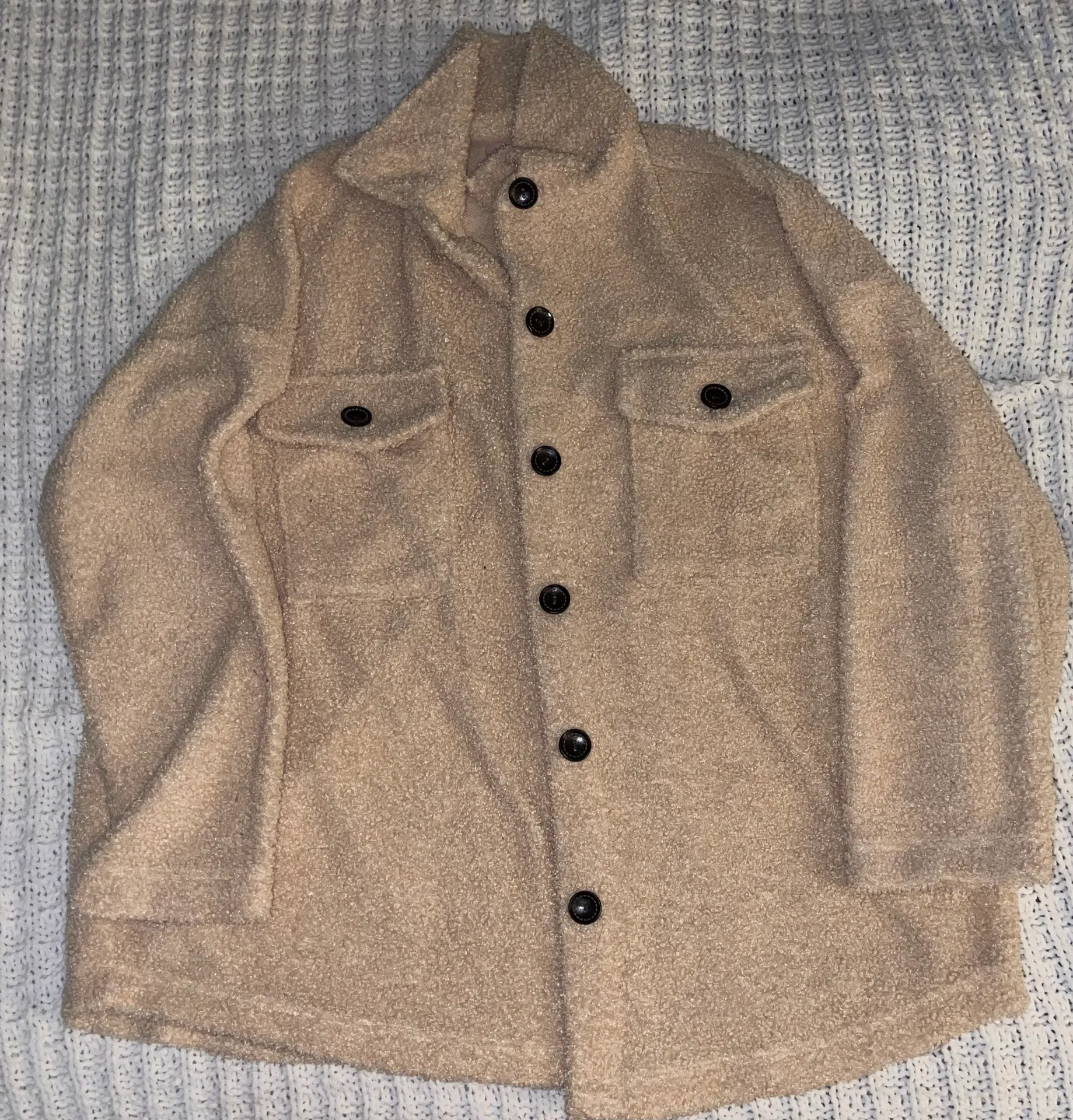 Teddy Jacket Tan - Image 3