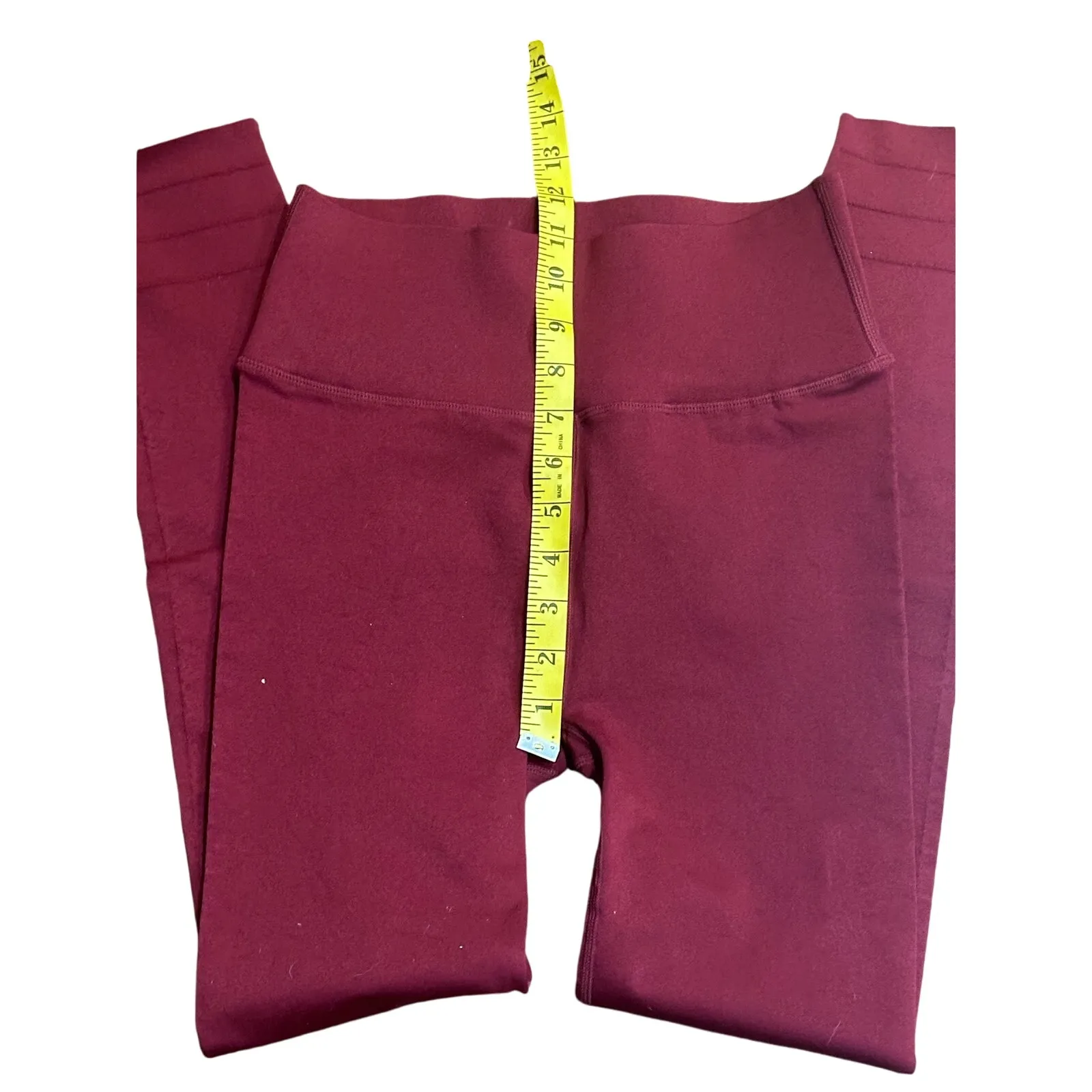 NWT Fabletics SculptKnit High Waist Leggings Sz. Large Red Flattering Sculpting - Image 4