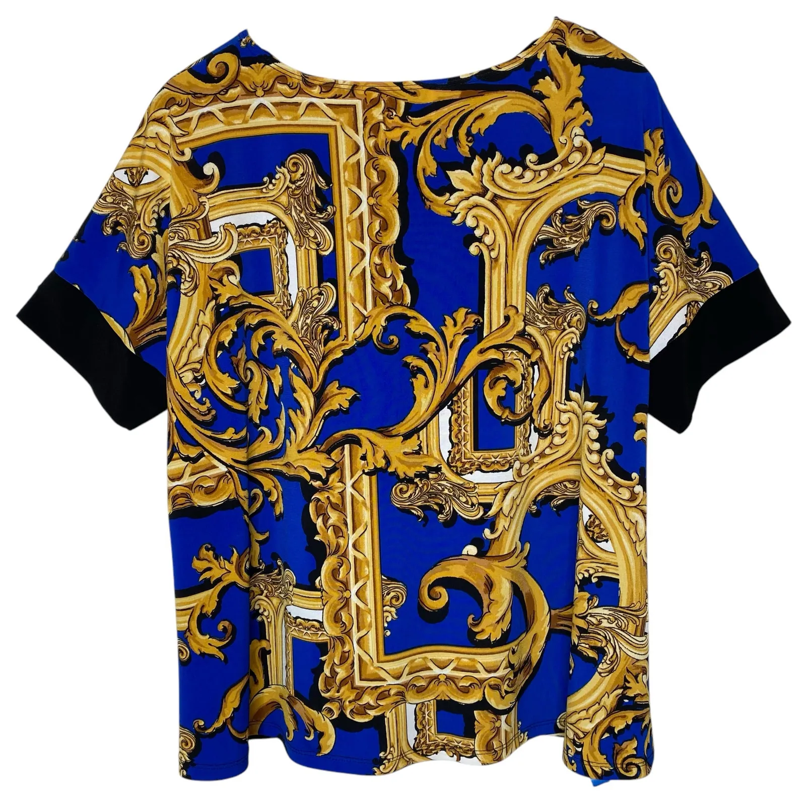 Joseph Ribkoff Jersey Knit Short Sleeve Top - Image 4