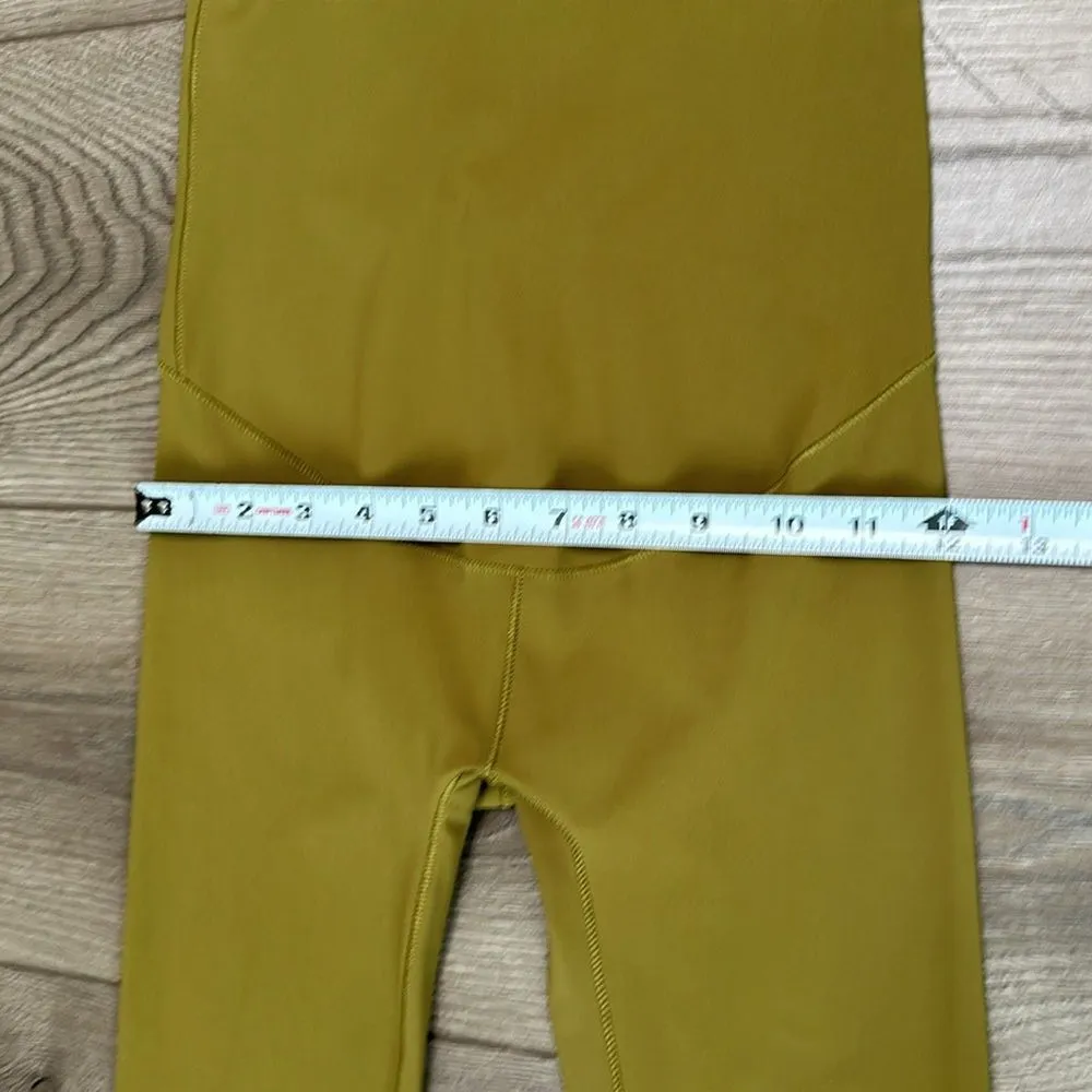 Hoi Bo High Top Chartreuse Green Super High Rise Leggings‎ Size XS - Image 7