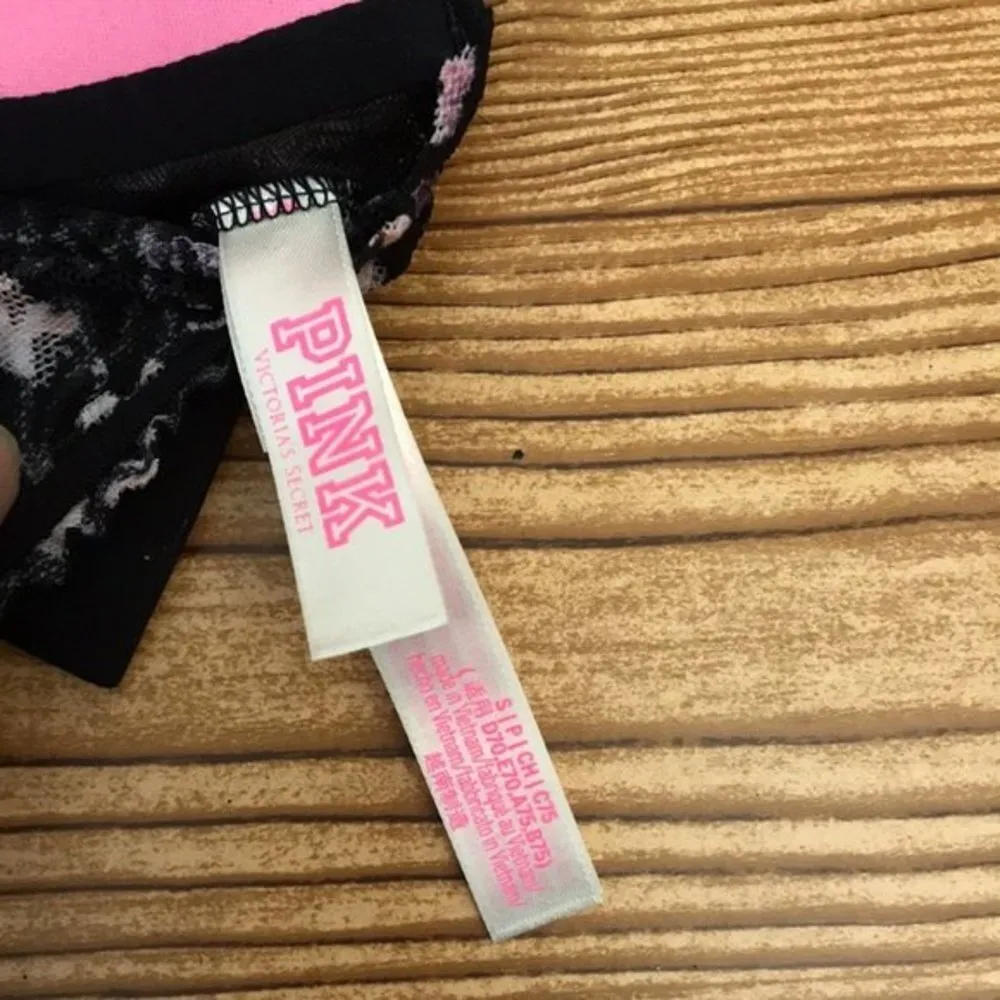 Victoria’s Secret PINK lightly lined pullover lace multicolor bralette small - Image 7