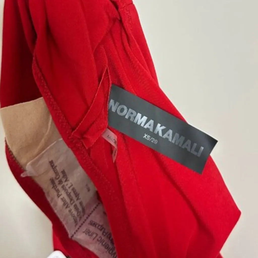 NORMA KAMALI Pleated Pickleball Skirt in Tiger Red Size X-Small NWT - Image 7