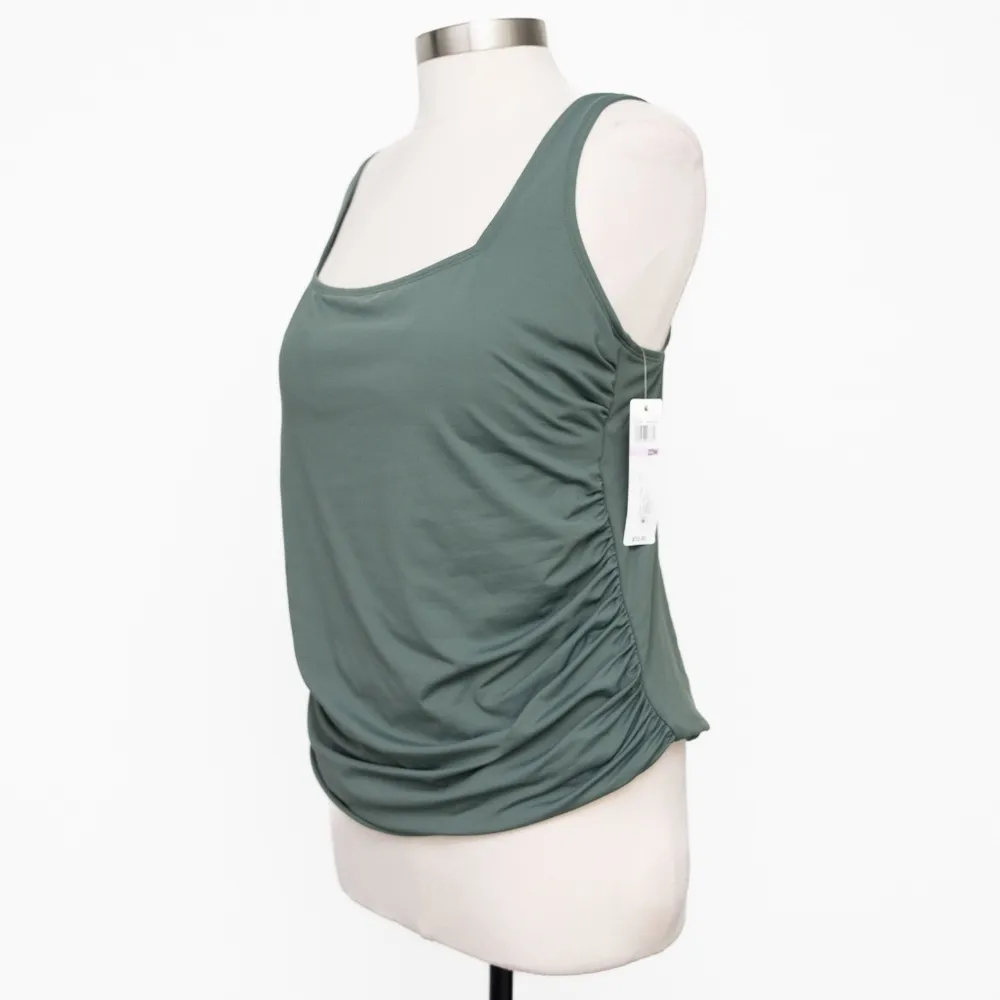 Anne Cole Swim. Square Neck Tankini Top. - Image 8