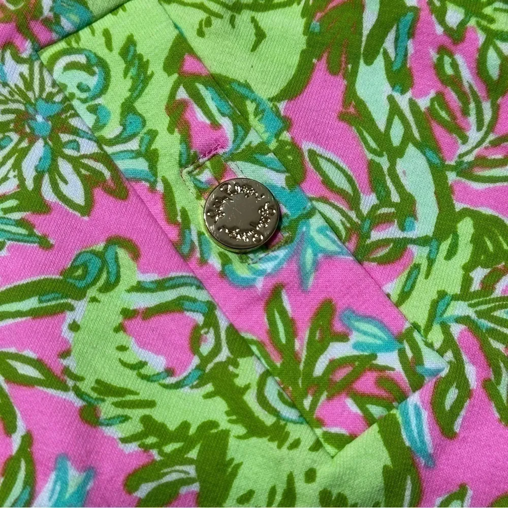Lilly Pulitzer Women’s Size XXS Chimply Chic Green Pink Madison Mini Skort - Image 4