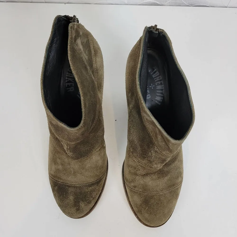 Fiorentini & Baker Womens Boots Size 40 Brown Suede Back Zip Ankle Heels - Image 80