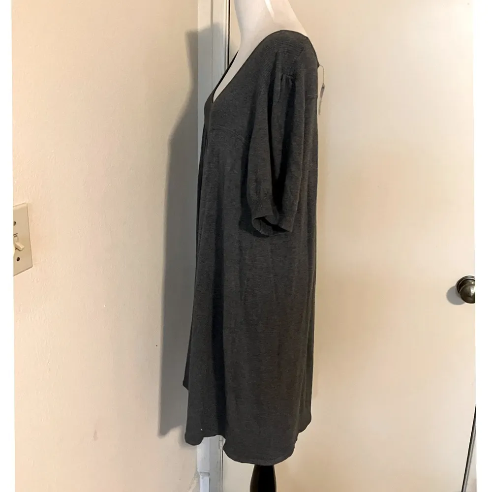 GEORGE Ribbed Versatile Casual Party Outfit Ladies Dress Gray Size 2XL - Image 3