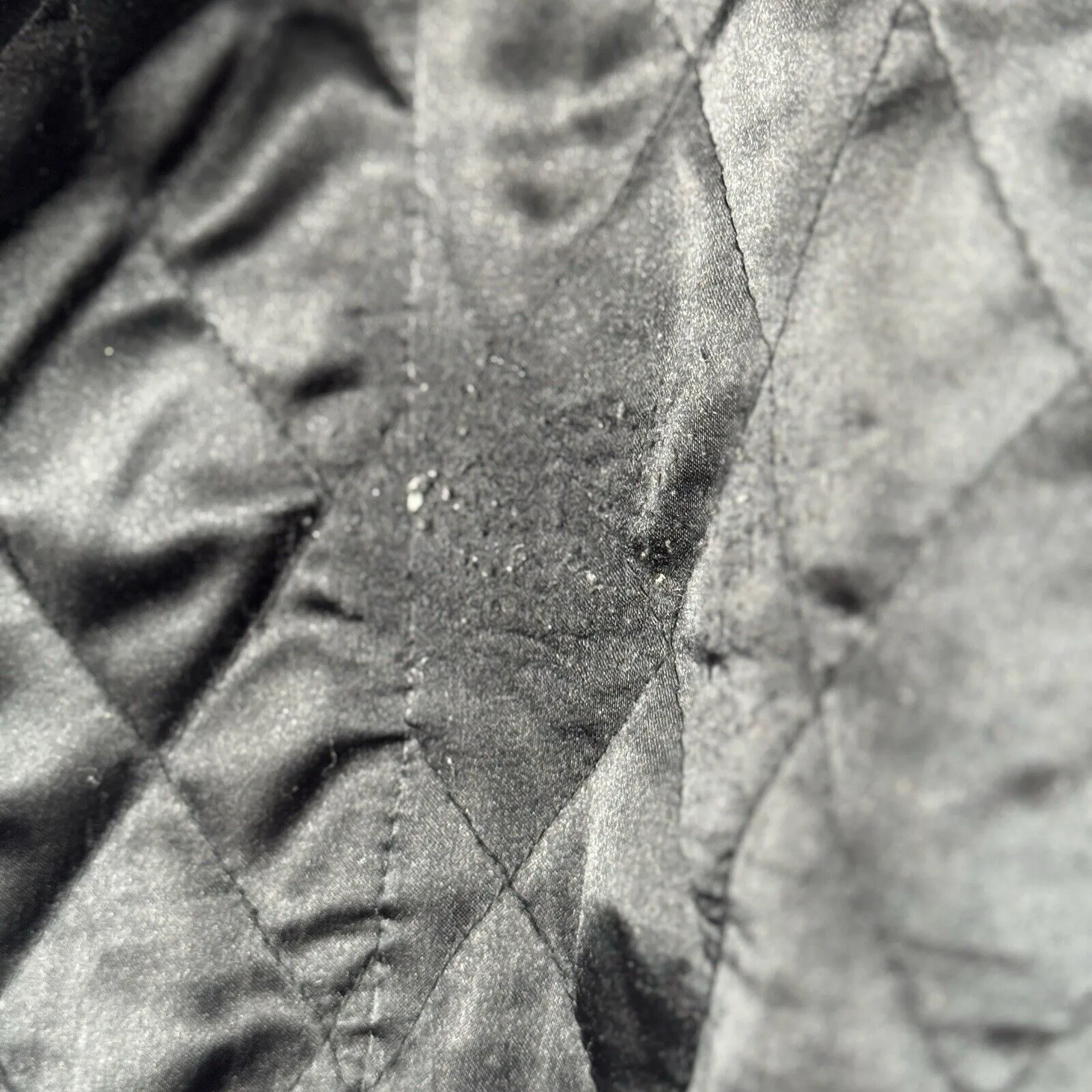 Ital Leather Collection‎ USA Jacket Womens 2XL Black Leather Bomber Edgy Rocker Size 2X - Image 6