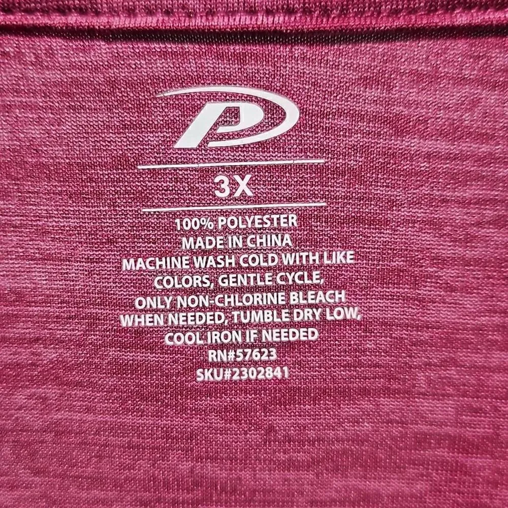 Workout Longsleeve top, shirt, blouse Pink Size 3X - Image 2