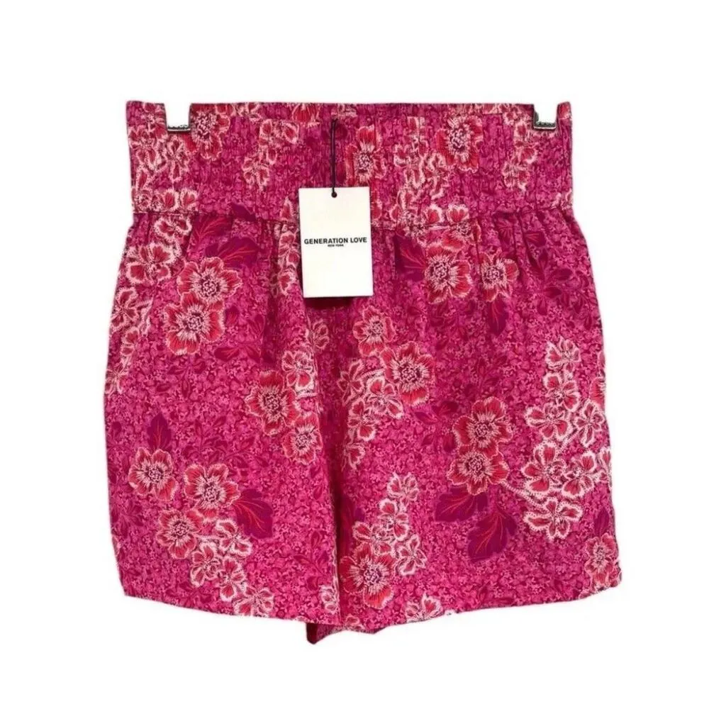 NEW NWT Generation Love Amy Shorts Whimsical Floral Size XS - Image 3