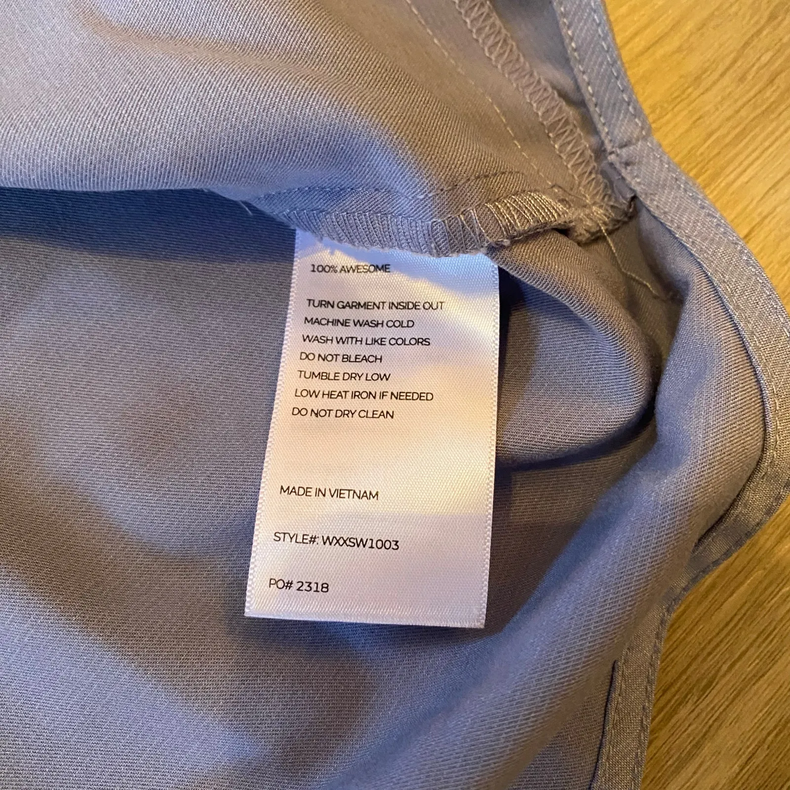 FIGS Vapor Blue Zamora Jogger Rafaela Oversized Top Scrub Set Uniform Small / XS - Image 6