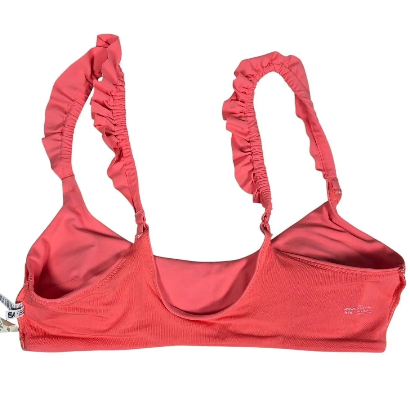 aerie‎ Ruffle Scoop Bikini Top M NWT - Image 4
