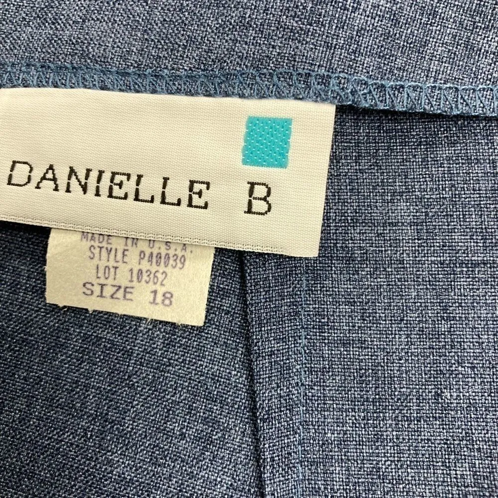 ‎Vintage Danielle B, Skirt, blue, Size 14, Blue - Image 8