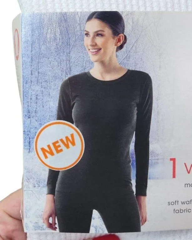 Fruit of the Loom EverSoft Women's Waffle Crew Shirt Size White 3X (22) NEW - Image 4