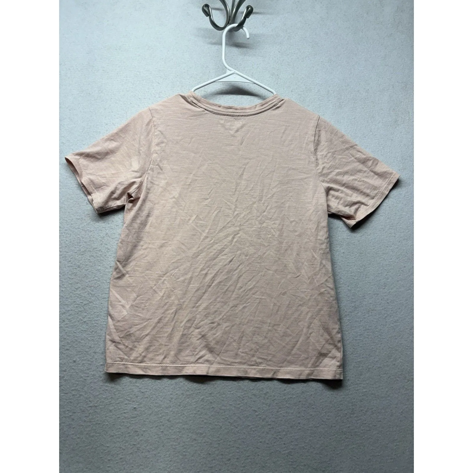 Faherty Sunwashed Organic Cotton T Shirt Crewneck Tee Pink Women’s Small Coastal - Image 4