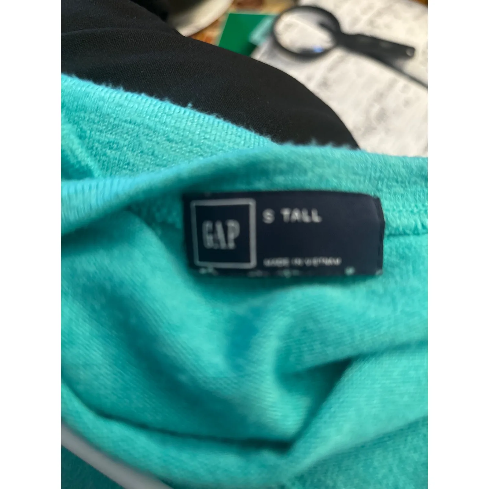 GAP Sleeveless Green Drawstring Waist.Romper S Tall Coconut Girl Costal Cowgirl - Image 7