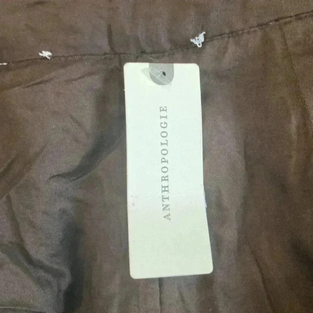 Anthropologie let me be Beaded Patchwork Silk Skirt - Image 9