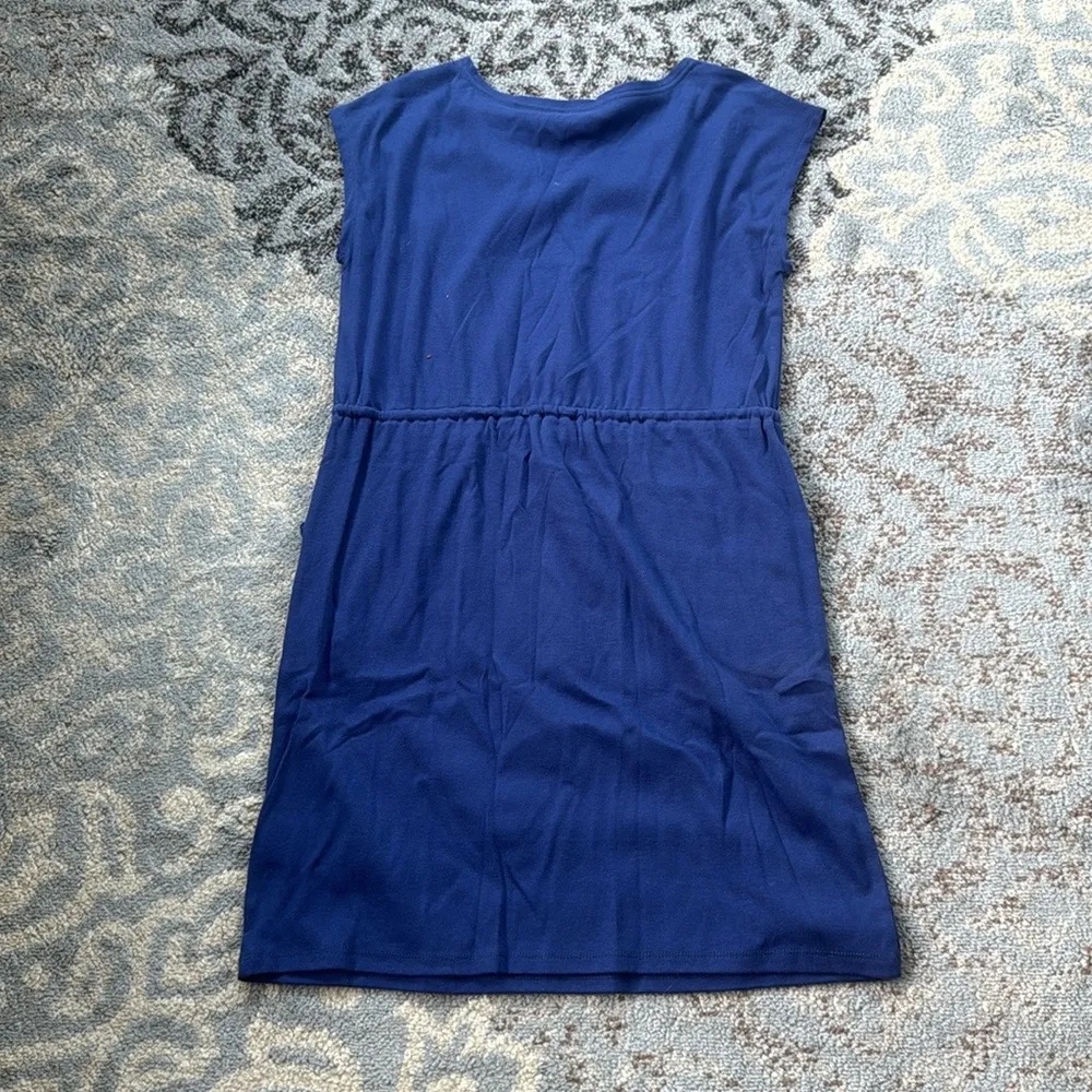 Basic Editions Sleeveless Dress Navy Medium - Image 5