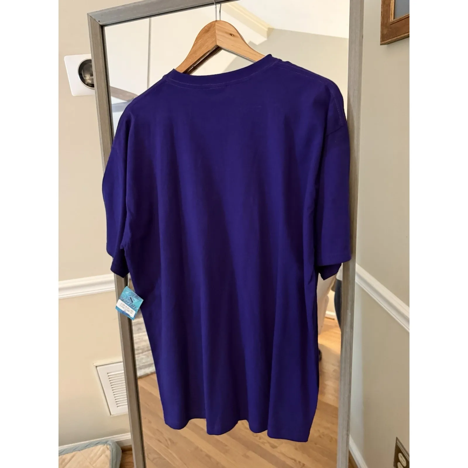 Playa del Carmen Mexico T-Shirt XL Yazbek Heavyweight Purple Graphic Tee‎ - Image 3