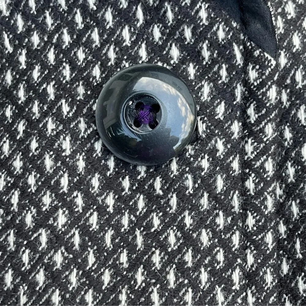 Vintage Carlisle Blazer Wool Angora Cashmere Button Down Retro Jacket Size 12 - Image 11