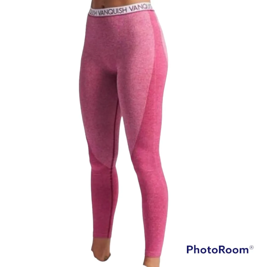 Vanquish VQ or  Sculpt Cerise Seamless Pink Leggings - Image 2