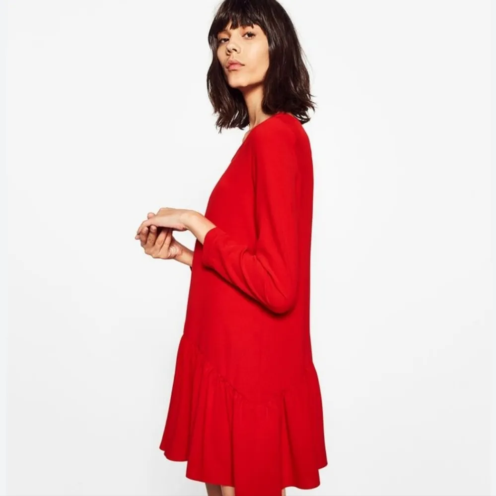 New Zara Red Jumpsuit Dress - Image 2