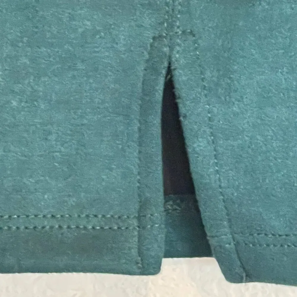 originality Green Suede Mini Skirt - Image 6