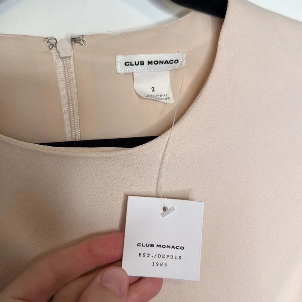 Club Monaco NWT Luciena Dress in Rose petal
pink - 2‎ - Image 5