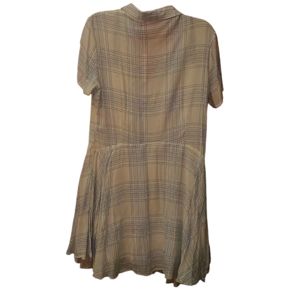 ✨ Missguided
Missguided Skater White & Blue Checked Button Down Shirt Dress✨ - Image 2