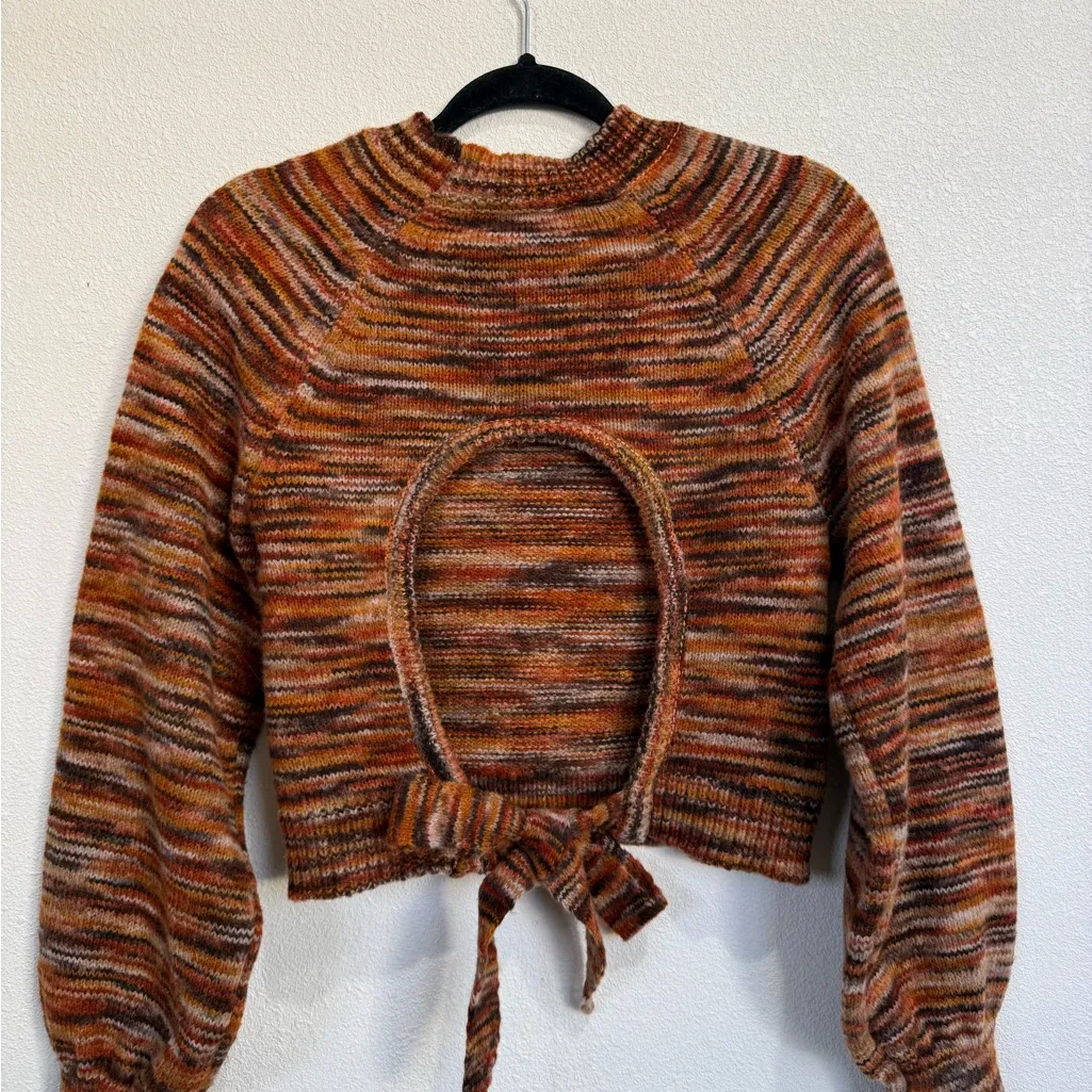 Knitted open back sweater - Image 5