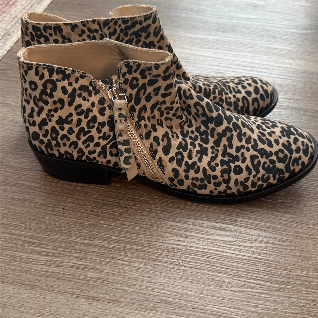 Dolce Vita leopard print booties 7.5 Tan - Image 3