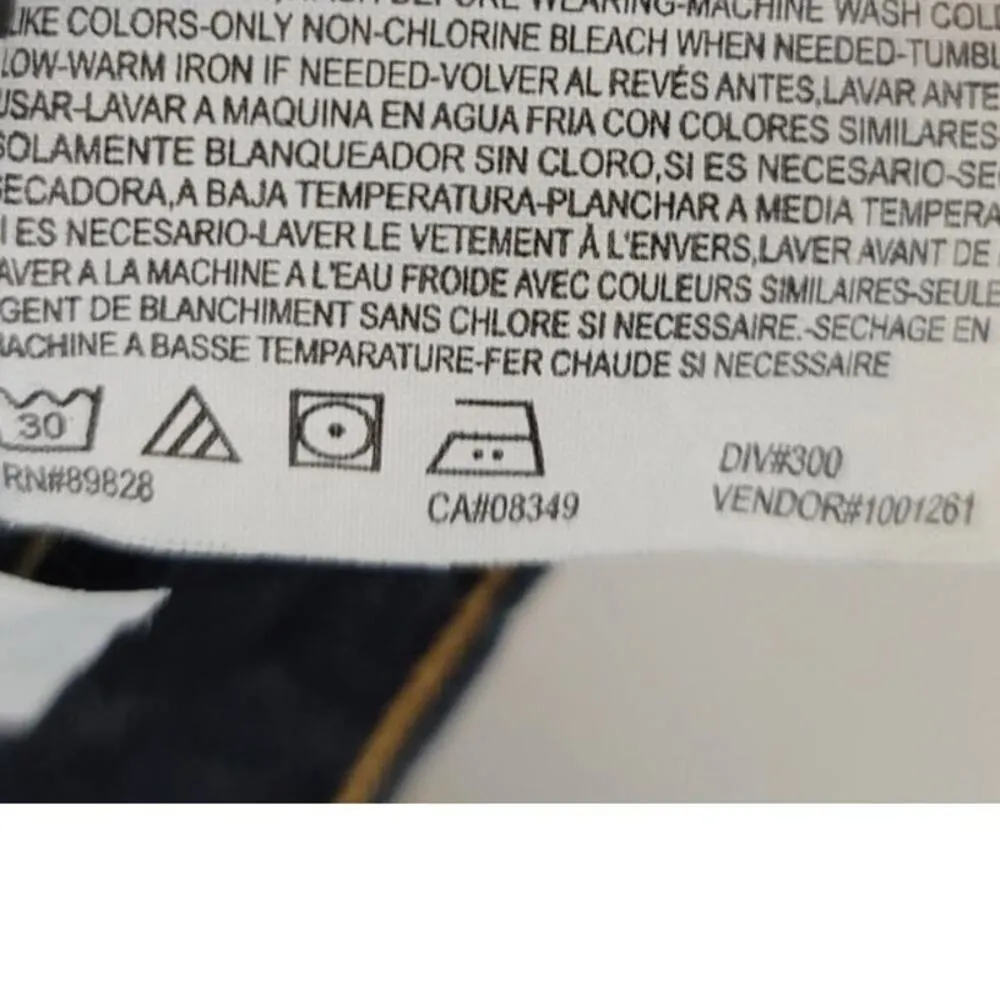 Gloria Vanderbilt Amanda Classic Tapered Jeans Preston Wash Missy 16 Average NEW - Image 9