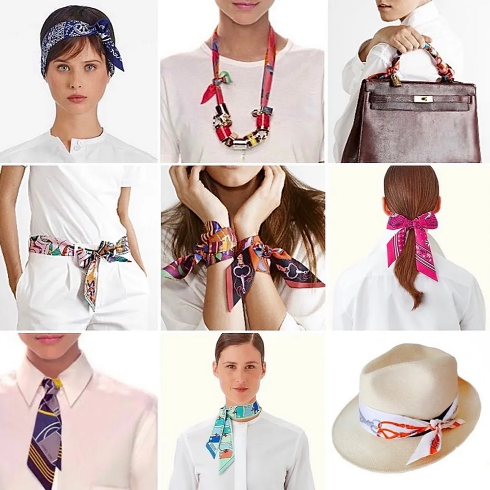 Thin Purse Scarf / Hairband / Scarf - Image 7