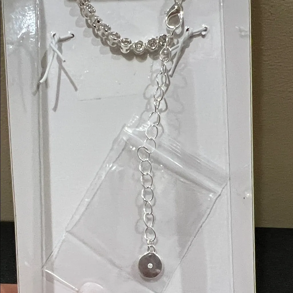 Camila Coelho | Silver Cubic Zirconia Choker Necklace - Image 6