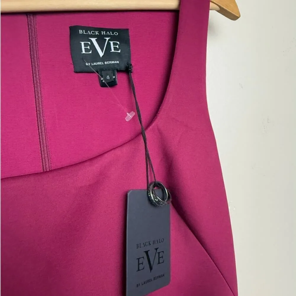 NWT Black Halo Eve Jewel Ruffle Gown Sz. 4 - Image 7