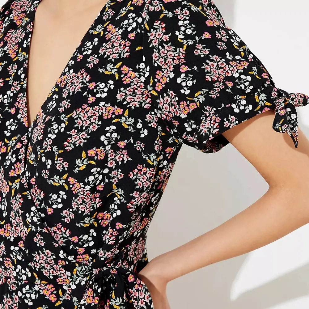 LOFT Floral Skort dress/romper size 4 - Image 8