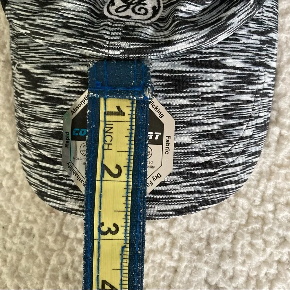 NEW Otto Lightweight Adjustable Athletic Golf Running Performance Hat Black White - Image 7