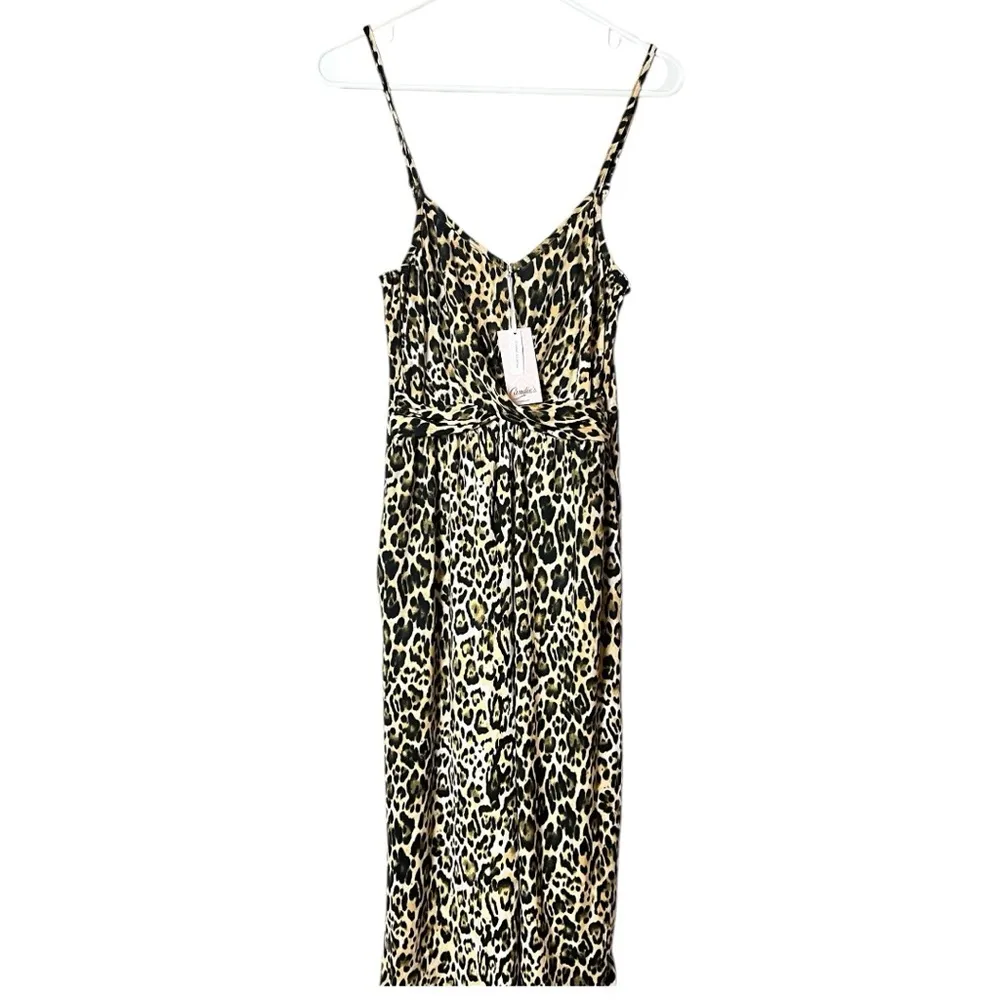 Candie's  Thin Adjustable Animal  Print Jumpsuit  Romper Sz S NWT - Image 4