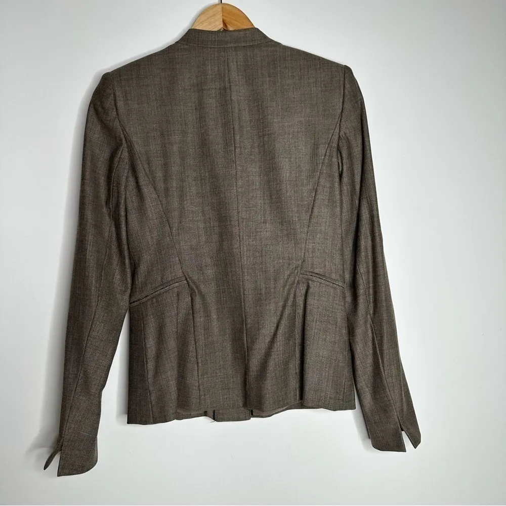 Lafayette 148 New York Wool Blend Two Button Blazer Size 4 - Image 8