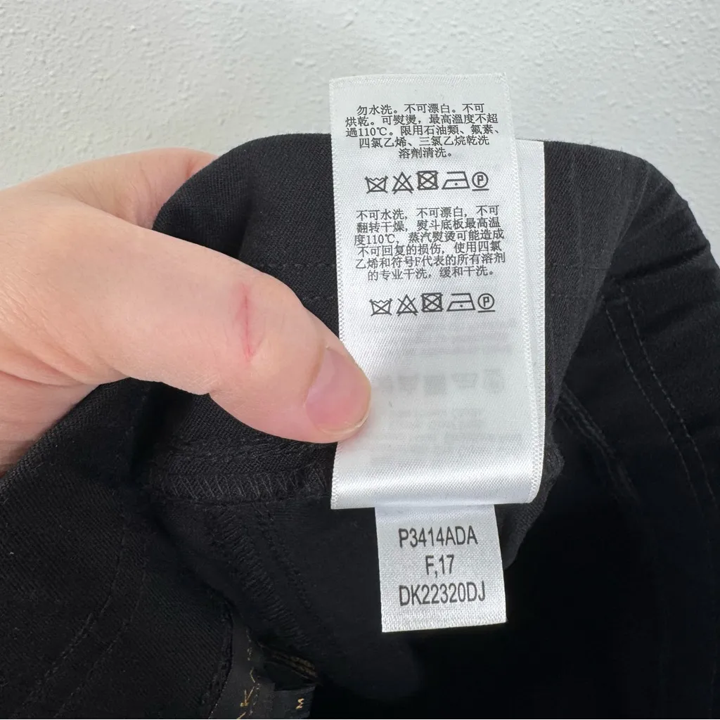 Donna Karan  Black Pull On Pants Size Medium - Image 8