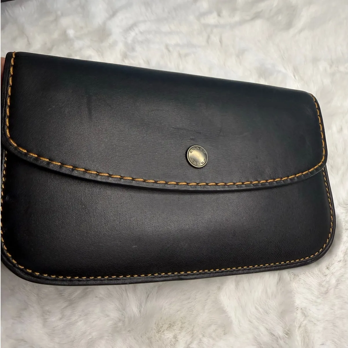 Coach Glovetanned Leather Clutch Wristlet - Image 3